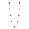 Love Knot 36" Station Necklace in Turquoise