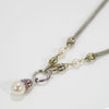 Pearl Choker Designer Inspired Front Closure Pendant Necklace