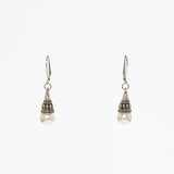 Pearl Drop Designer Inspired French Clasp Pendant Earrings