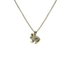 Frog Prince Two Tone Pendant Necklace With Adjustable Chain