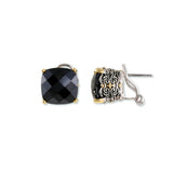 Vintage Inspired Black Onyx CZ Earrings