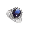 Royal Sapphire Engagement Ring