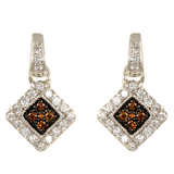 Chocolate Pave Present Style Earrings