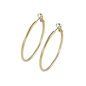 50mm Gold Hoop Earrings