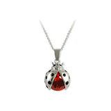 Ladybug garnet Necklace