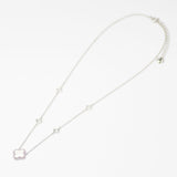 Designer Inspired Clover Necklace in Mother of Pearl