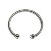 Designer Bangle With Clear CZ