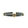 Designer Inspired Love Knot Surgical Steel Cuff Bracelet in Rose Gold