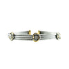 Designer Inspired Love Knot Surgical Steel Cuff Bracelet in Rose Gold