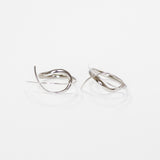 Bali Minimalist Double Spiral Fishhooks in Sterling Silver